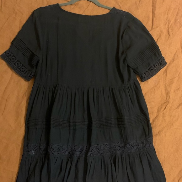 Anthropologie Black Teared Tunic - Picture 4 of 4